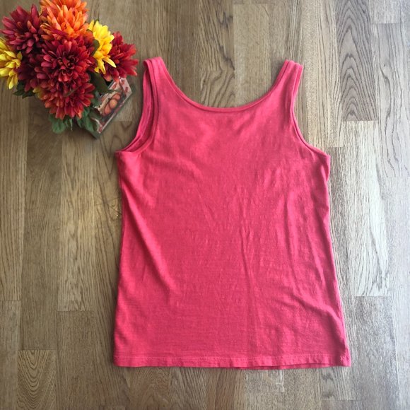 Kate Spade Girls Tank Top Coral Satin Bow Large - Picture 3 of 9